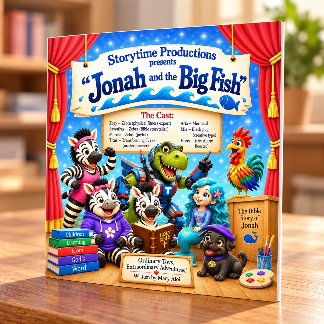 Jonah and the Big Fish book mockup