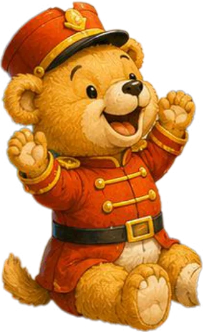 Marching band bear
