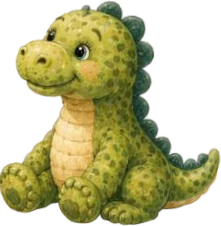 Green dinosaur