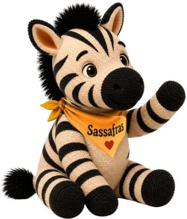 Sassafras the zebra